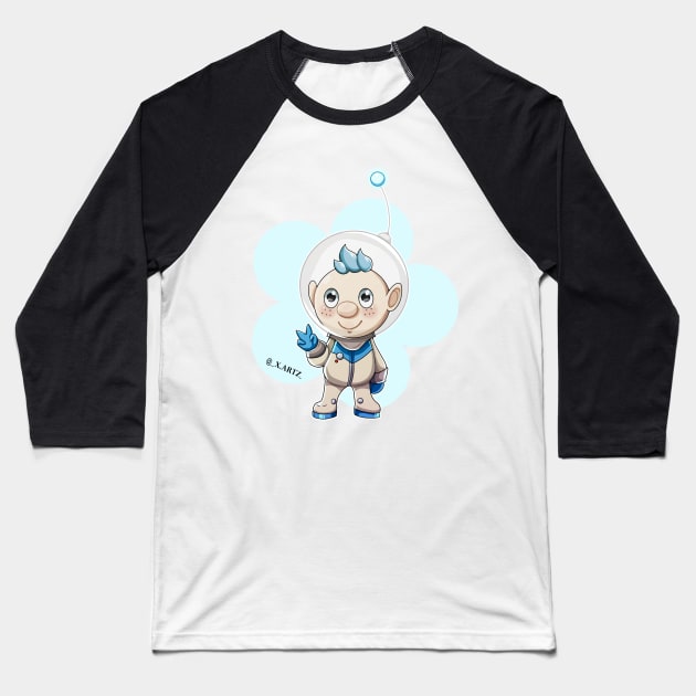 Pikmin 3 Alph Baseball T-Shirt by X.Artz_